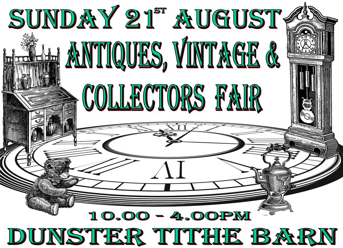 Antiques, Vintage & Collectors Fair West Somerset and Taunton Events